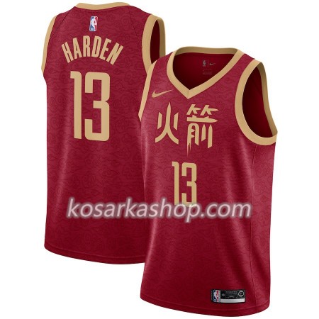 Dres Houston Rockets James Harden 13 Nike 2018-19 City Edition Crvena Swingman